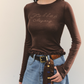 Retro Casual Khaki Jacket / Long-Sleeve Top ASG0052
