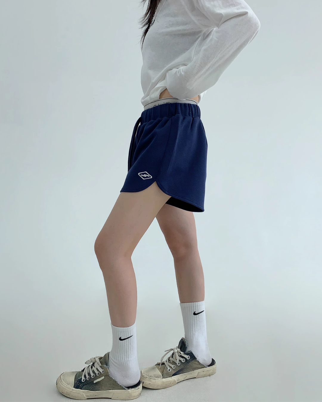 Logo Printed Sweat Shorts YLS0870
