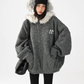 Fur Hood Knit Hoodie ACS0344