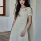 Cotton Apricot Long Dress SMS0026