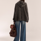 Leopard Print Knit Cardigan ASG0057