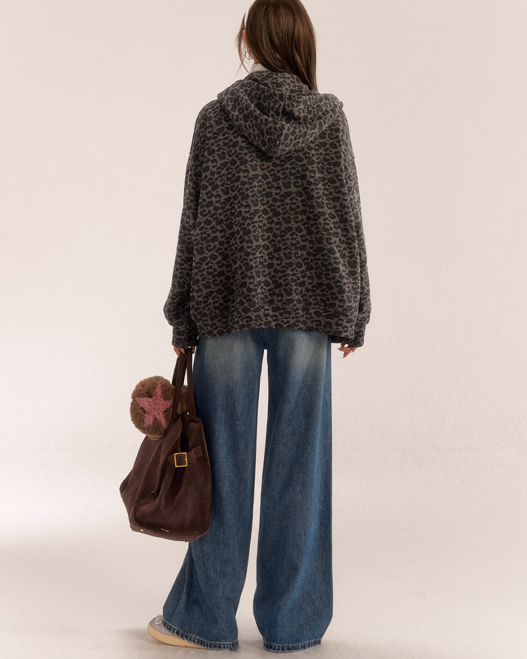 Leopard Print Knit Cardigan ASG0057