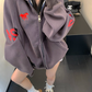 Vintage Loose Zip Hoodie YLS0928