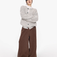 Round Neck Knit Cardigan ICM0101
