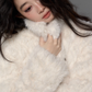 Stand Collar Fluffy Fur Jacket TRK0009