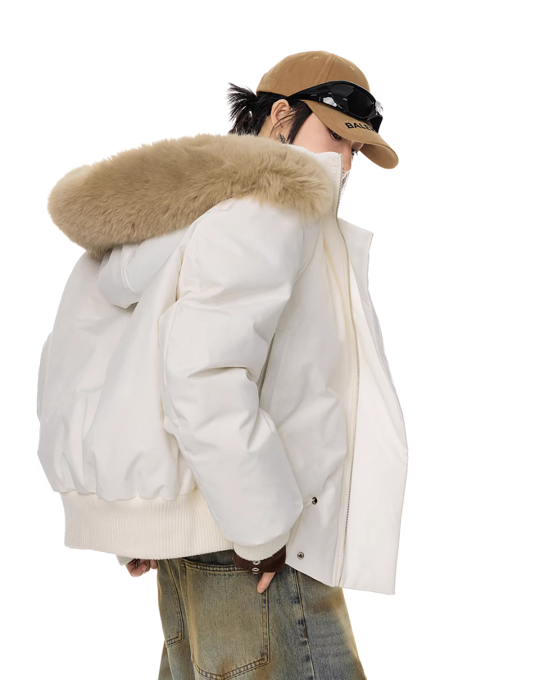 Fur Hood Down Jacket ICM0099
