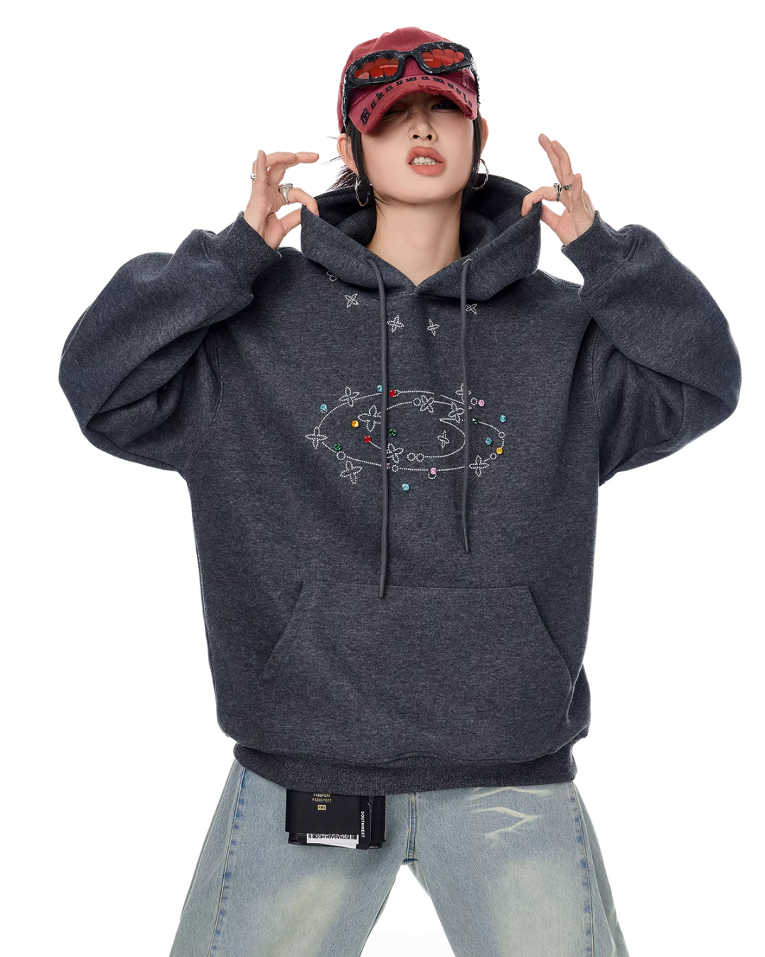 Bijou Logo Sweatshirt Hoodie ICM0117