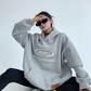 Logo Cotton Pullover Hoodie YLS0679
