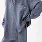 Dark Blue Drape Shirt / Waide Long Pants  ACS0264
