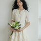 V-Neck Tiered Mini Dress VAS0201