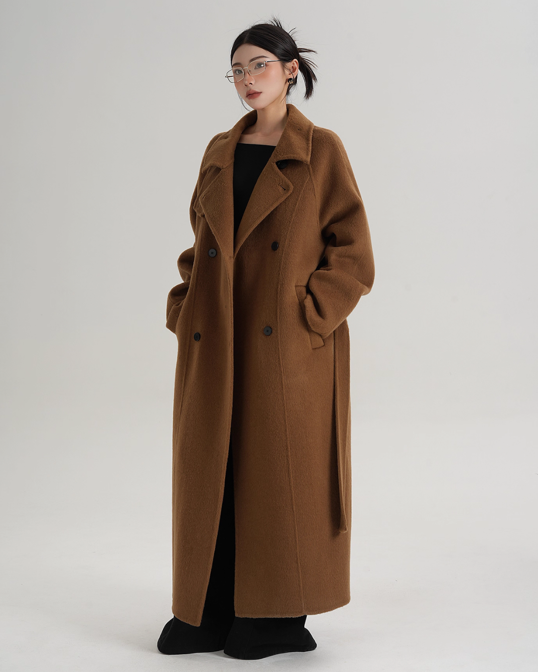 Elegant Long Wool Coat SRS0365