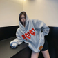 Heart Cartoon Hoodie YLS1073