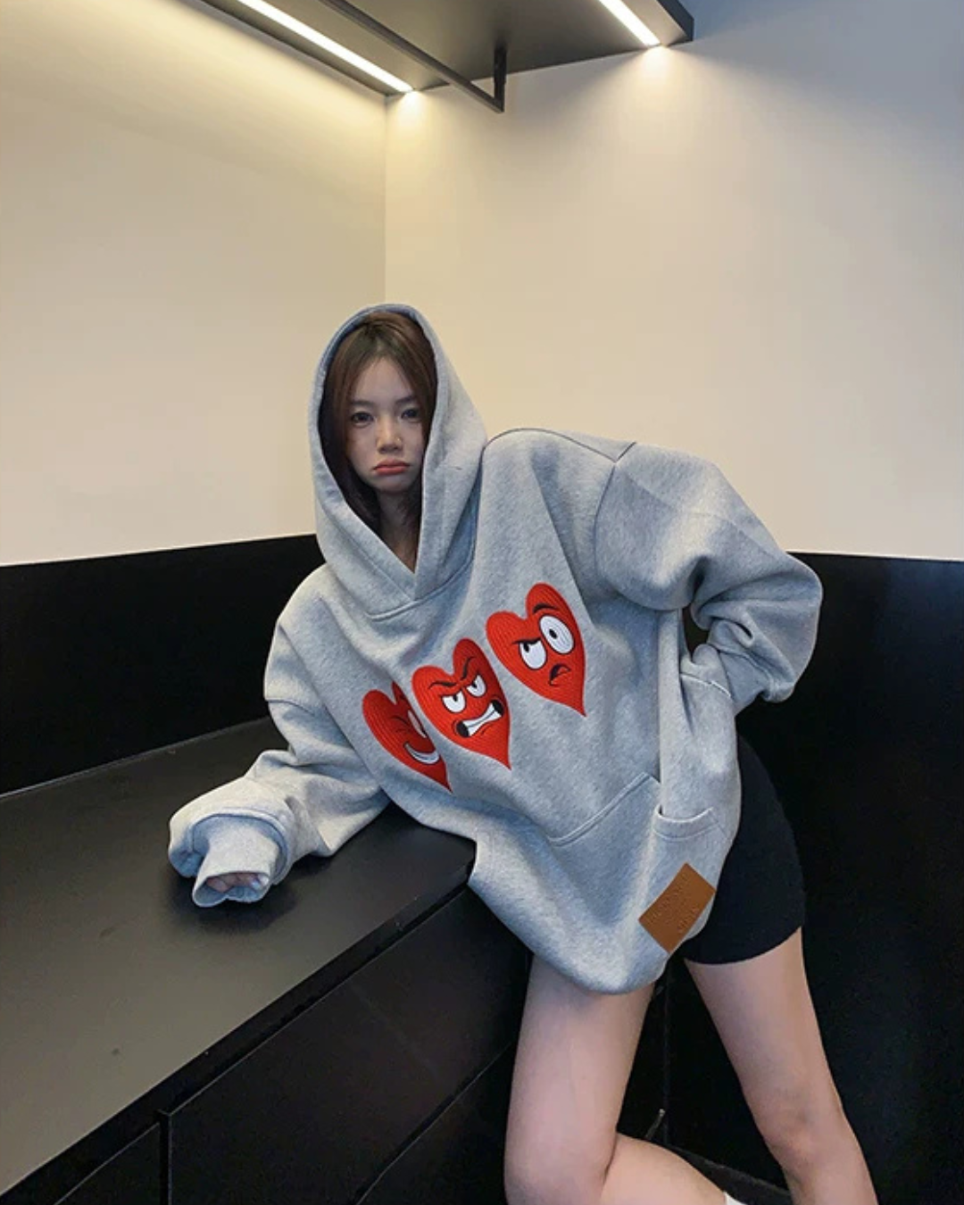 Heart Cartoon Hoodie YLS1073