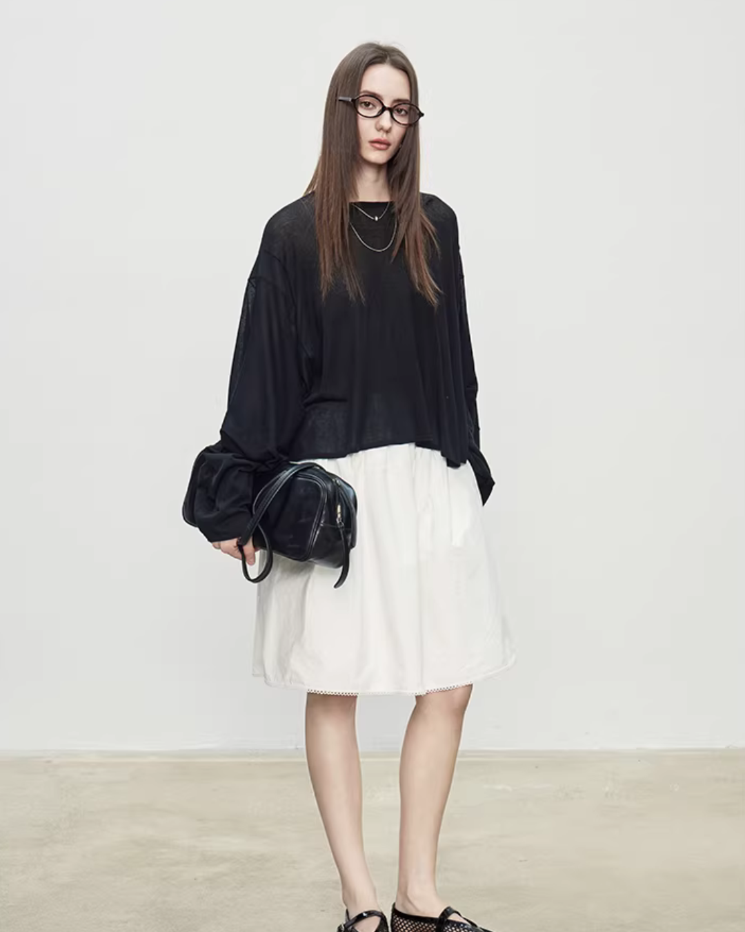 Retro Puffy Half Skirt TEO0006