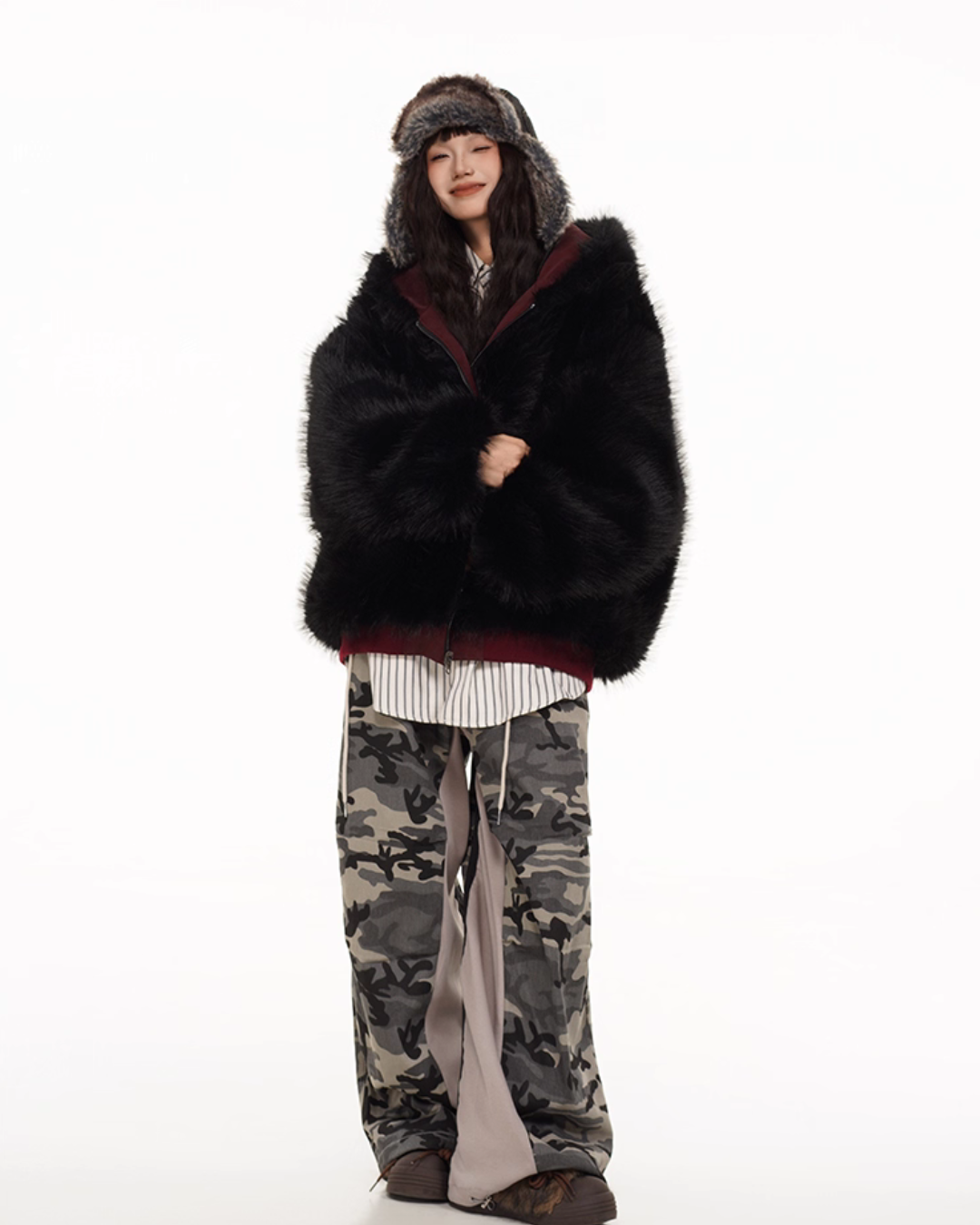 Fur × Nylon Reversible Blouson FEC0004