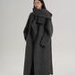 Scarf Design Long Wool Coat SRS0409