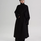 Stand Collar Long Loose Wool Coat SRS0361
