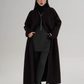 V-Neck Wool Long Coat SRS0387
