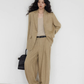 Stripe Design Blazer Jacket / Casual Wide Pants VAS0189