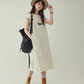 French Sleeve T-Shirt Dress AMU0035