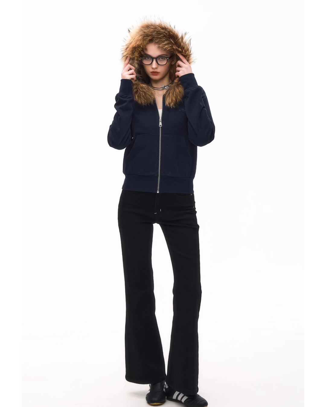Far Hood Zip Up Hoodie MDB0004