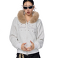 Fur Hood Zip Hoodie ICM0093
