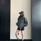 Side Line Double Zip Big Hoodie YLS1053