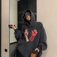 Graphic Oversized Sweatshirt Hoodie YLS1065