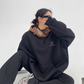 Bicolor Half Button Hoodie  YLS0688