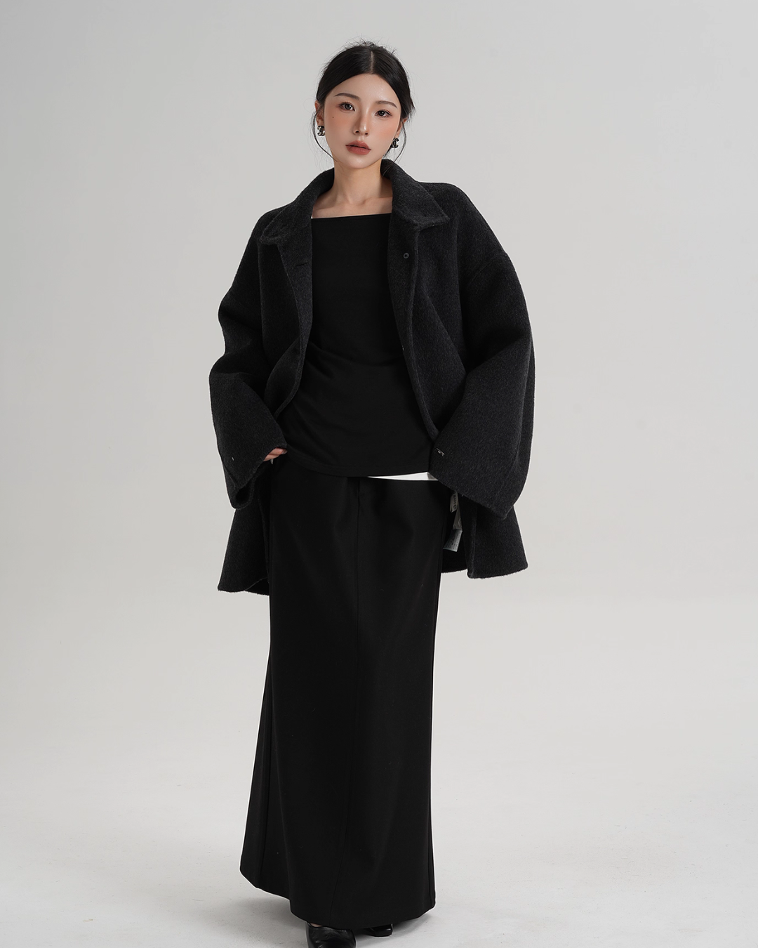 Stand Collar Short Coat SRS0396