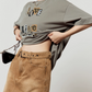 Leopard Print T-Shirt / Leopard Mini Skirt LLA0488