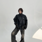 Stand Color Leather Blouson YLS0765