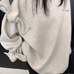 Bowknot Design Round Neck Sweatshirt YLS1018