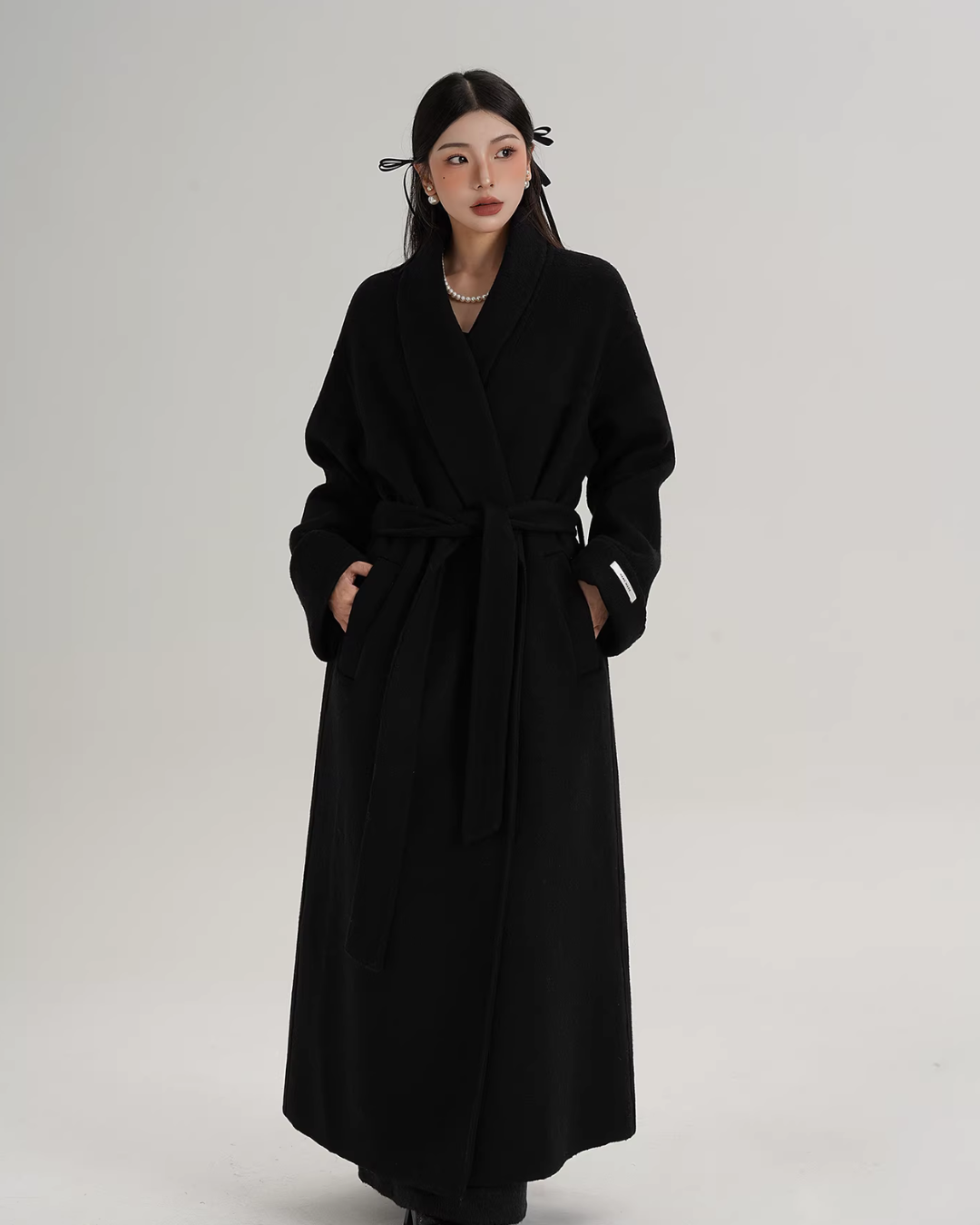 Elegant Long Wool Coat SRS0401