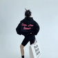 Pink Logo Pullover Hoodie YLS0697