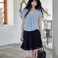 French Sleeve Knit Top SMS0027