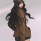 Retro Oversized Leather Jacket LAS0048