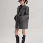 Back Sleeve Wool Blazer SRS0360
