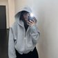 Back Logo Zip Hoodie YLS1036