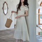 Cotton Apricot Long Dress SMS0026