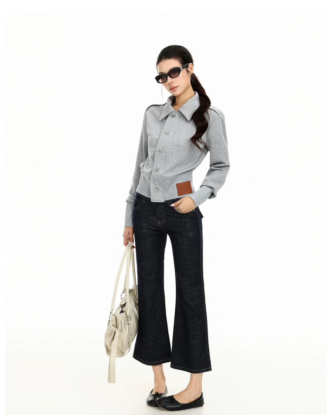 Stand Collar Biker Jacket BGS0058