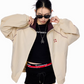 Double Zip Nylon Jacket ICM0086