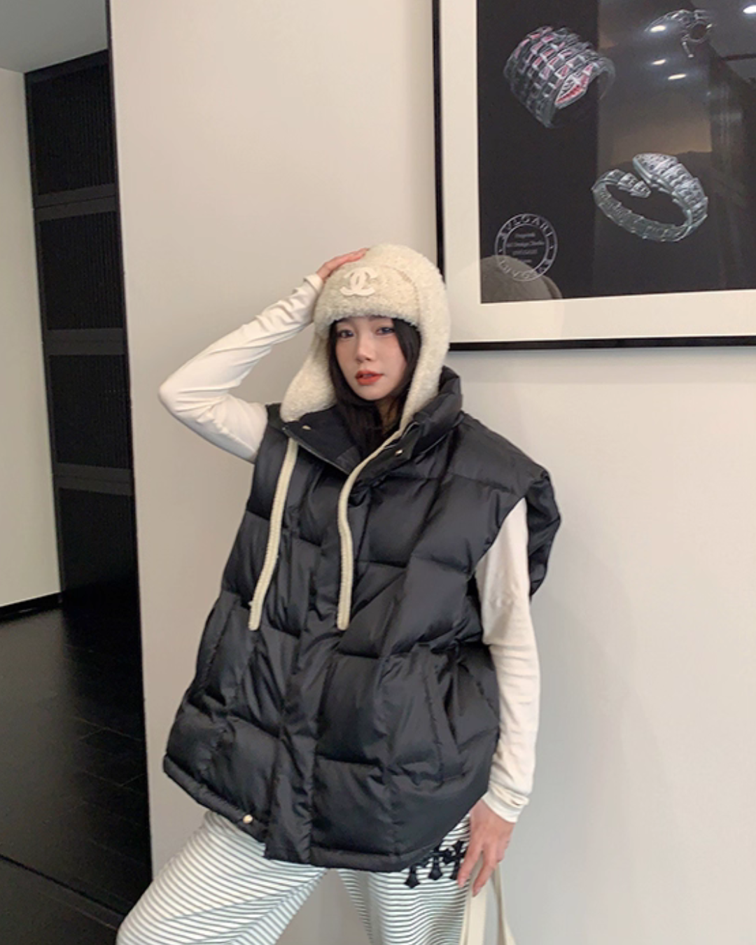 Stand Collar Down Vest YLS1006