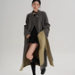 Scarf Collarless Coat SRS0412