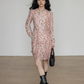 V-Neck Floral Dress VAS0193