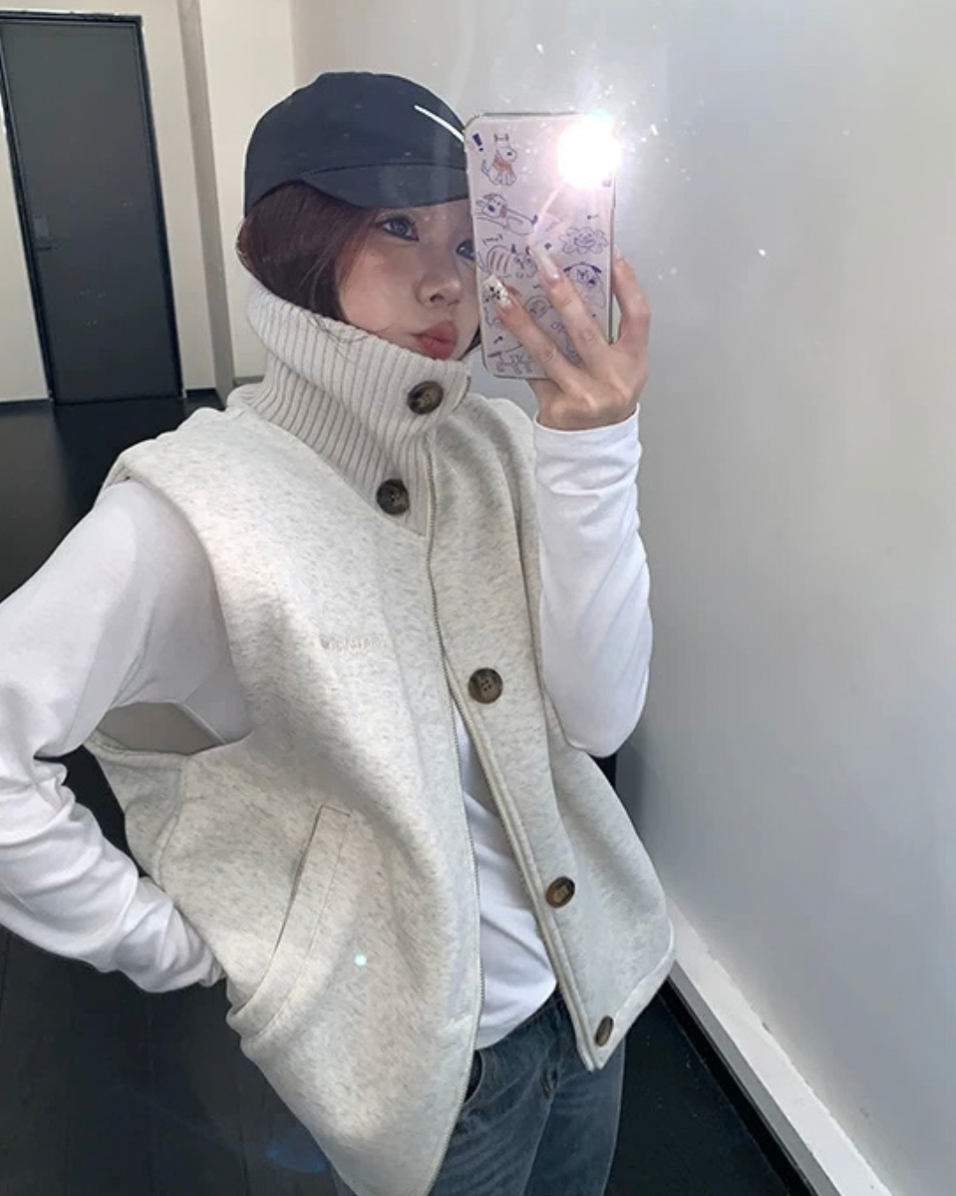 Stand Collar Vest YLS1046