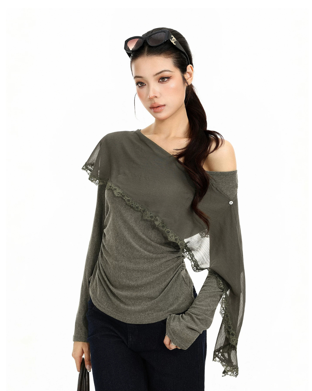 Off-Shoulder Long-Sleeve Top BGS0051