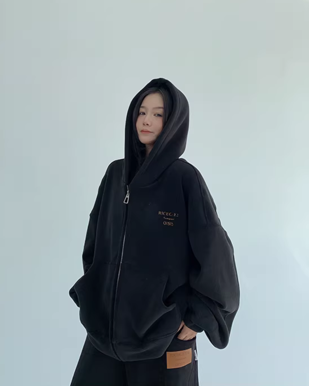 Fleece Zip-Up Hoodie / Fleece Wide Pants YLS1016