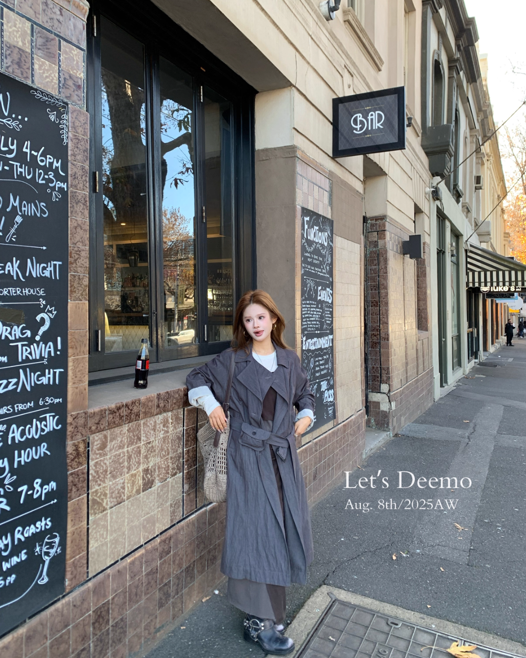 Belted Long Trench Coat DEM0012