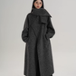 Scarf Design Long Wool Coat SRS0409